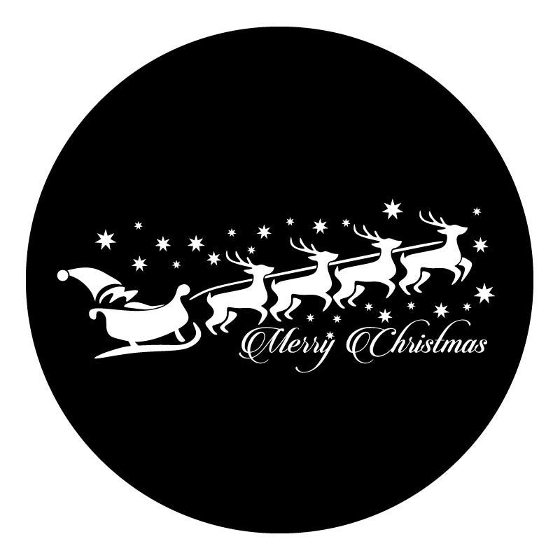 Triton Blue TG-1BNAVI004 - Gobo de Cristal para Proyector con Motivo Navideño