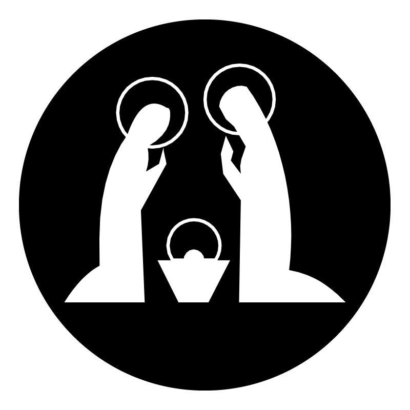 Triton Blue TG-1BNAVI005 - Gobo de Cristal Monocromático Serie Navidad (28x48 mm)