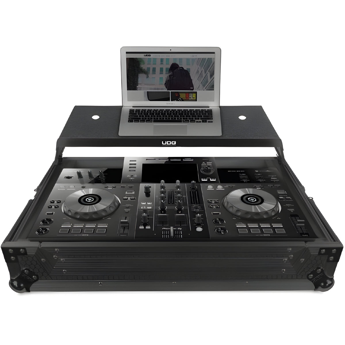 UDG U91065BL - Flight Case PIONEER XDJ - RR Negro Plus (Bandeja para ordenador) - Tempo Shop