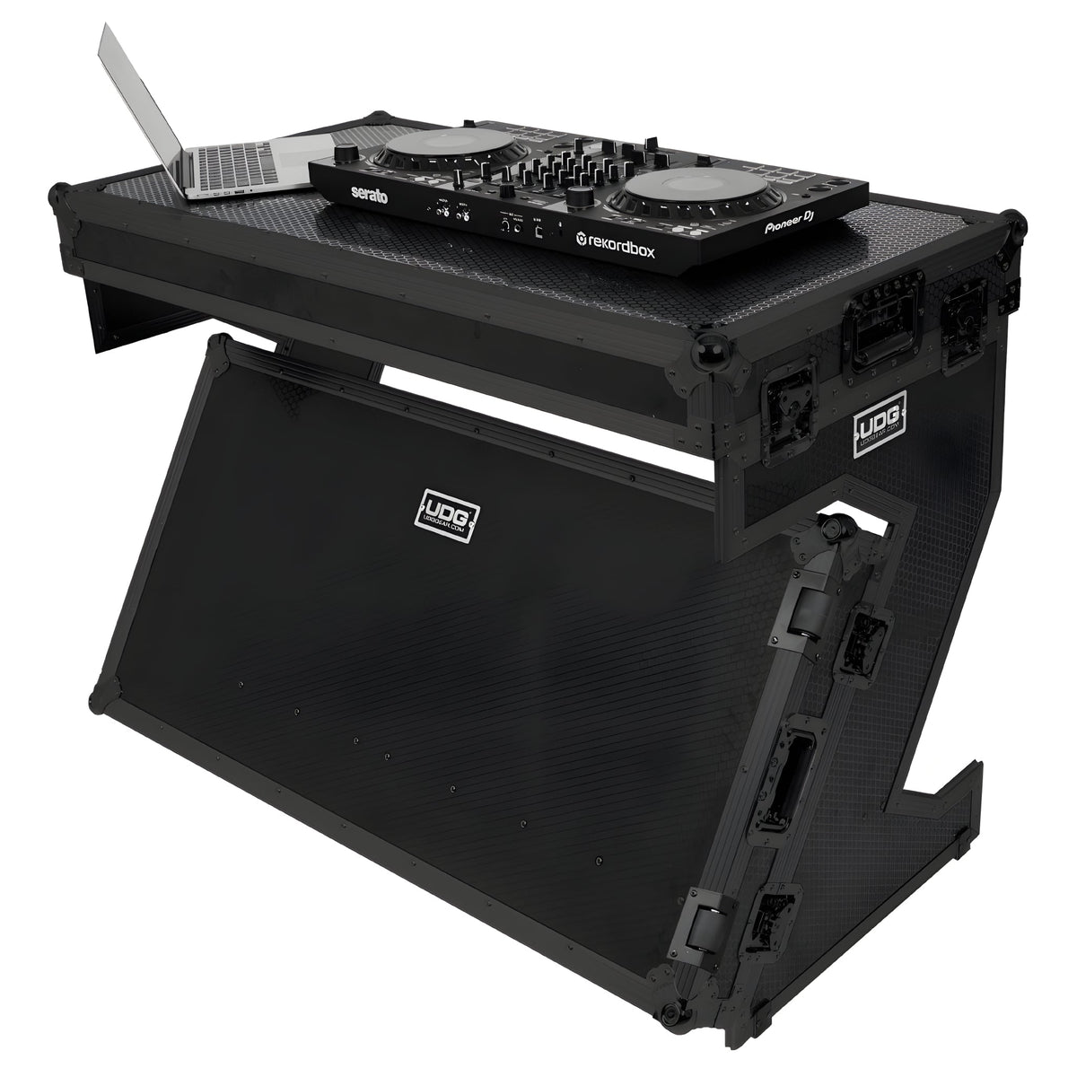 UDG U91072BL - Ultimate Flight Case Portable Z - Style DJ Table Negra Plus (Ruedas) - Tempo Shop