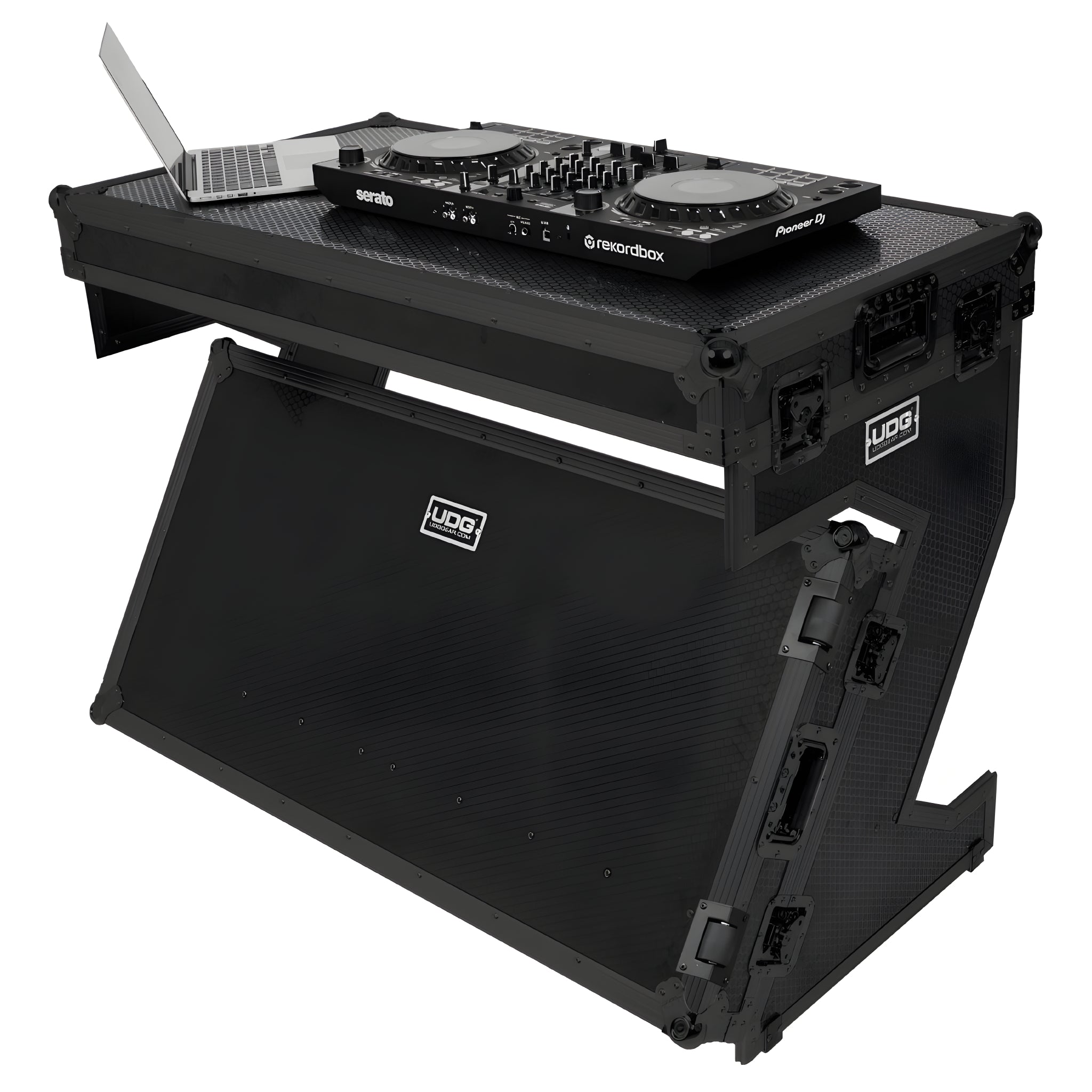 UDG U91072BL - Ultimate Flight Case Portable Z - Style DJ Table Negra Plus (Ruedas) - Tempo Shop