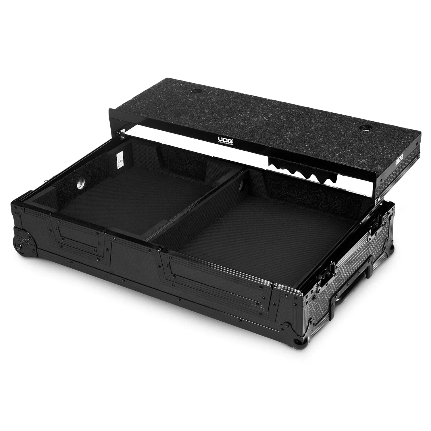 UDG U91100BL - Ultimate Flight Case SINGLE TURNTABLE BATTLE/PLX - CRSS12+10'/12' MIXER Plus - Tempo Shop