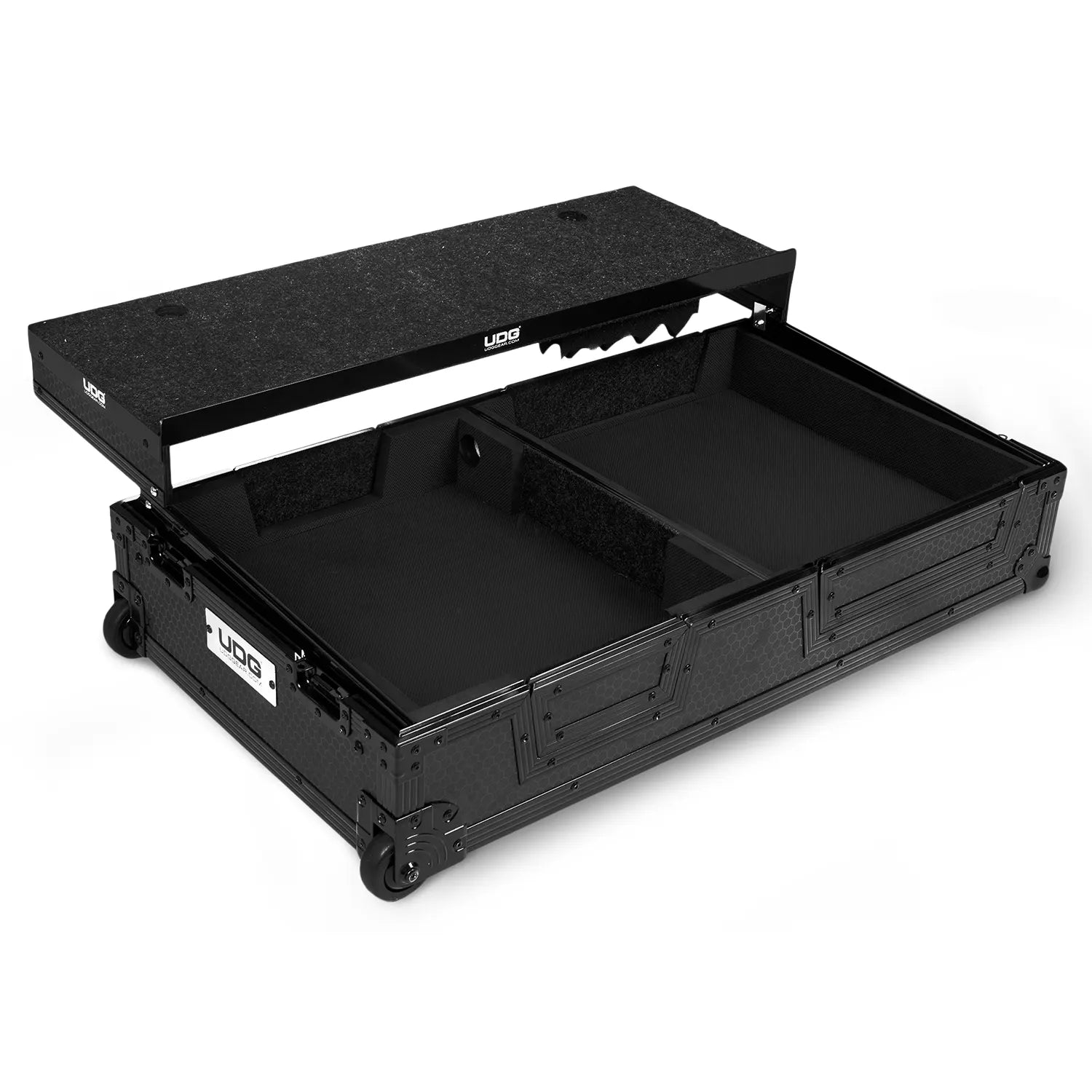 UDG U91100BL - Ultimate Flight Case SINGLE TURNTABLE BATTLE/PLX - CRSS12+10'/12' MIXER Plus - Tempo Shop