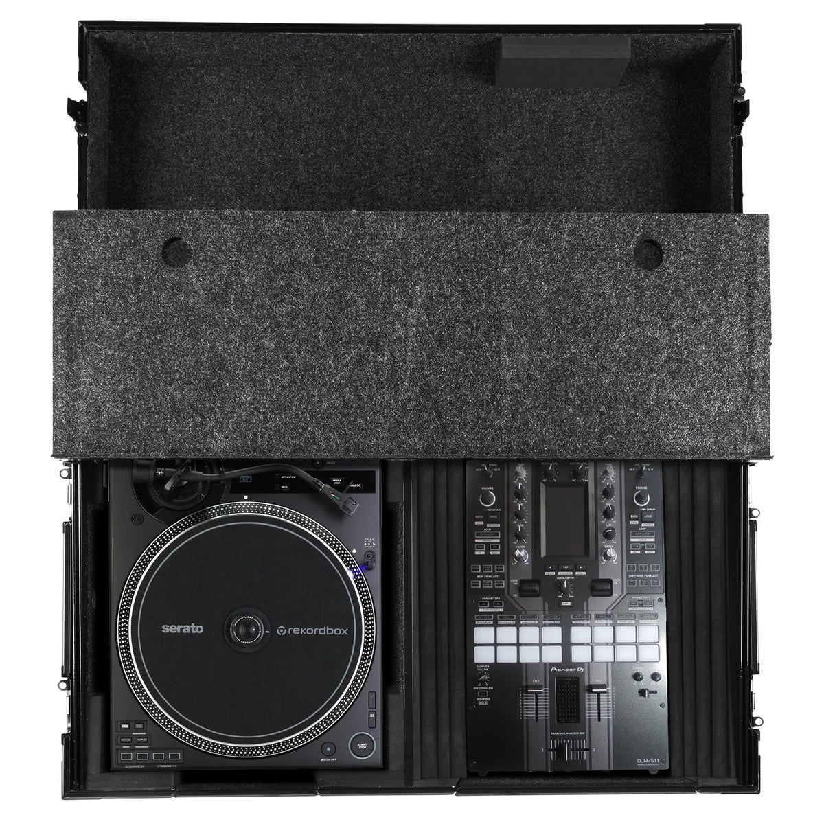 UDG U91100BL - Ultimate Flight Case SINGLE TURNTABLE BATTLE/PLX - CRSS12+10'/12' MIXER Plus - Tempo Shop