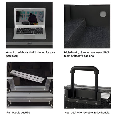 UDG U93011BL - Flight Case Pick Foam Multi Format M Negro - Tempo Shop