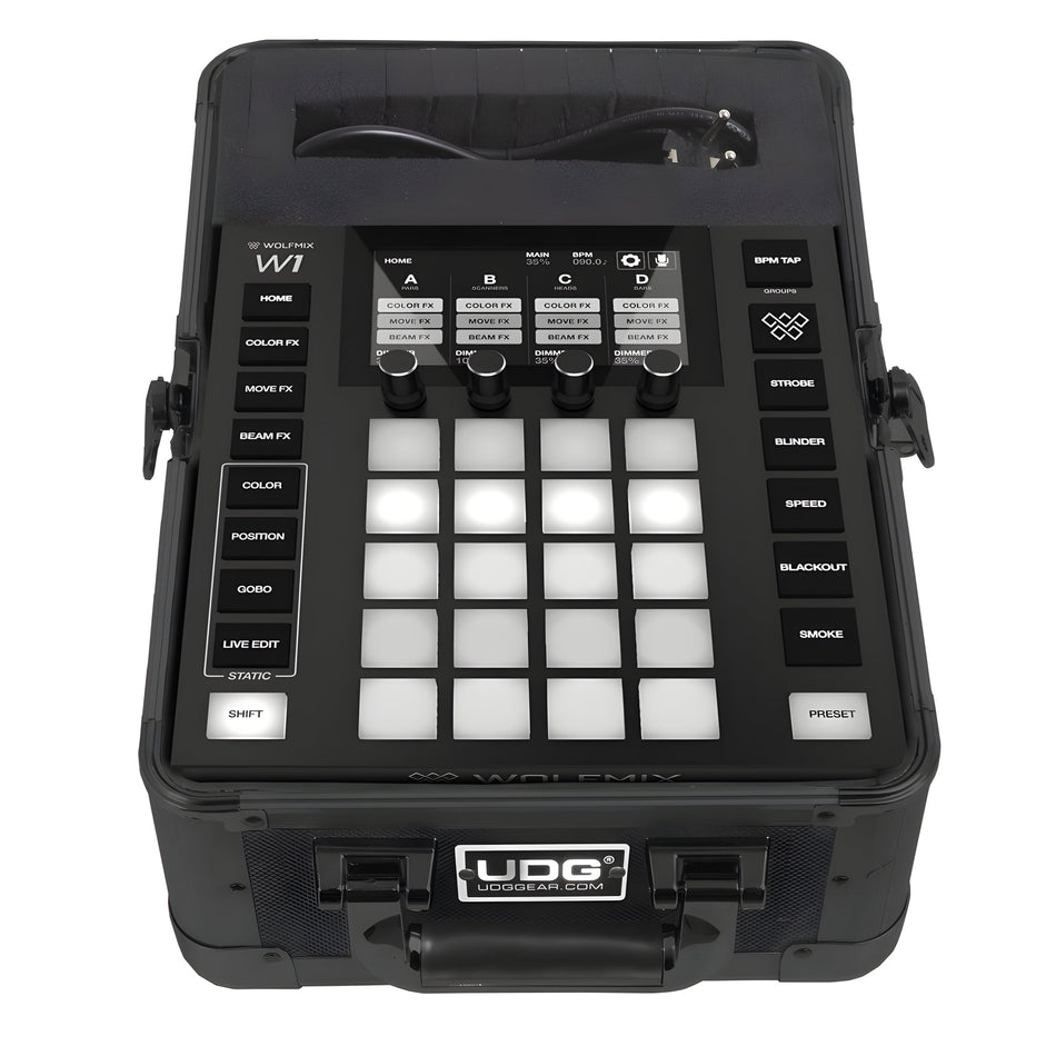 UDG U93019BL - Ultimate Pick Foam Flight Case WOLFMIX W1 Negro - Tempo Shop
