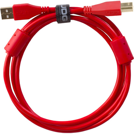 UDG U95002RD - Ultimate Audio Cable USB 2.0 A - B Rojo Straight 2m - Tempo Shop