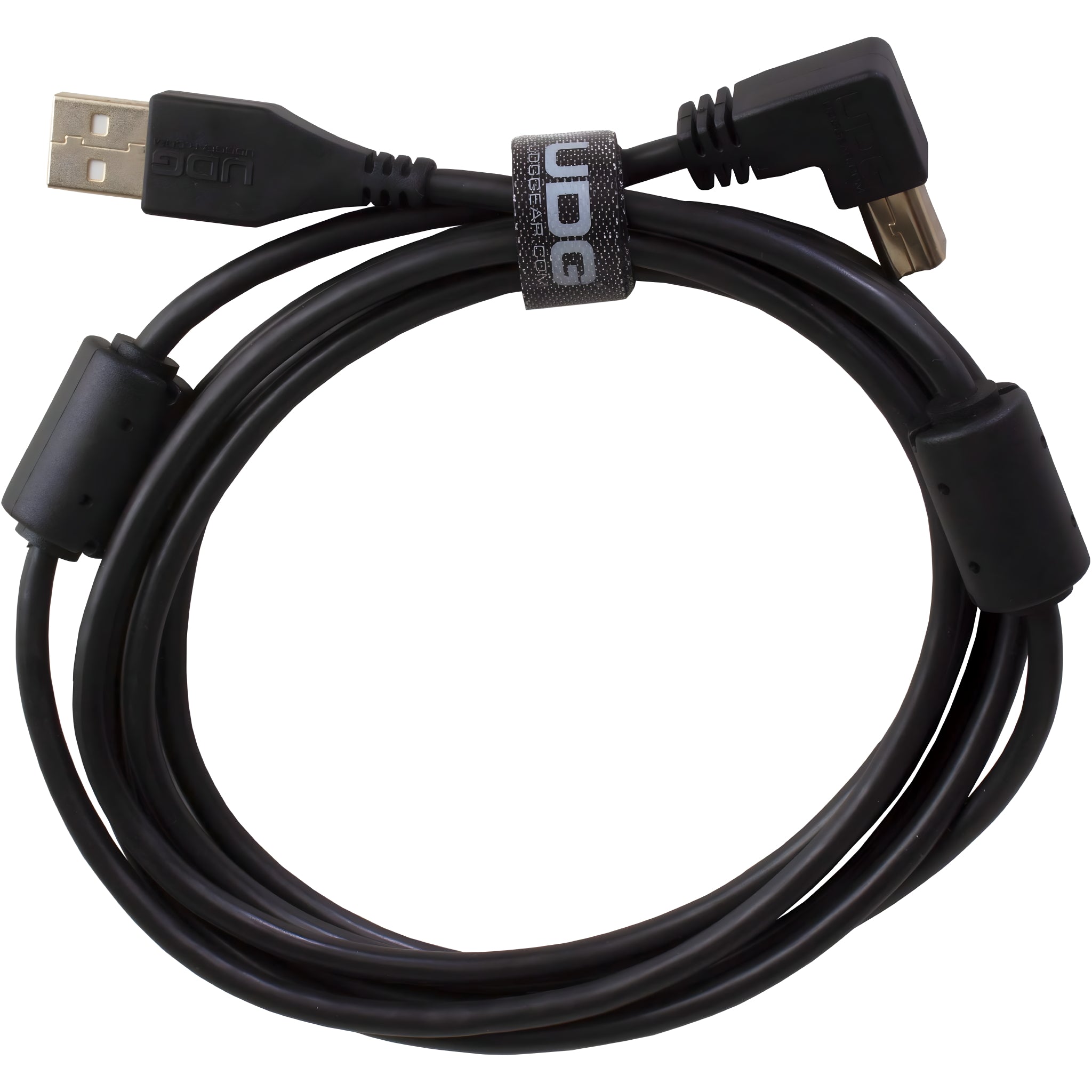 UDG U95004BL - Ultimate Audio Cable USB 2.0 A - B Negro Angled 1m - Tempo Shop