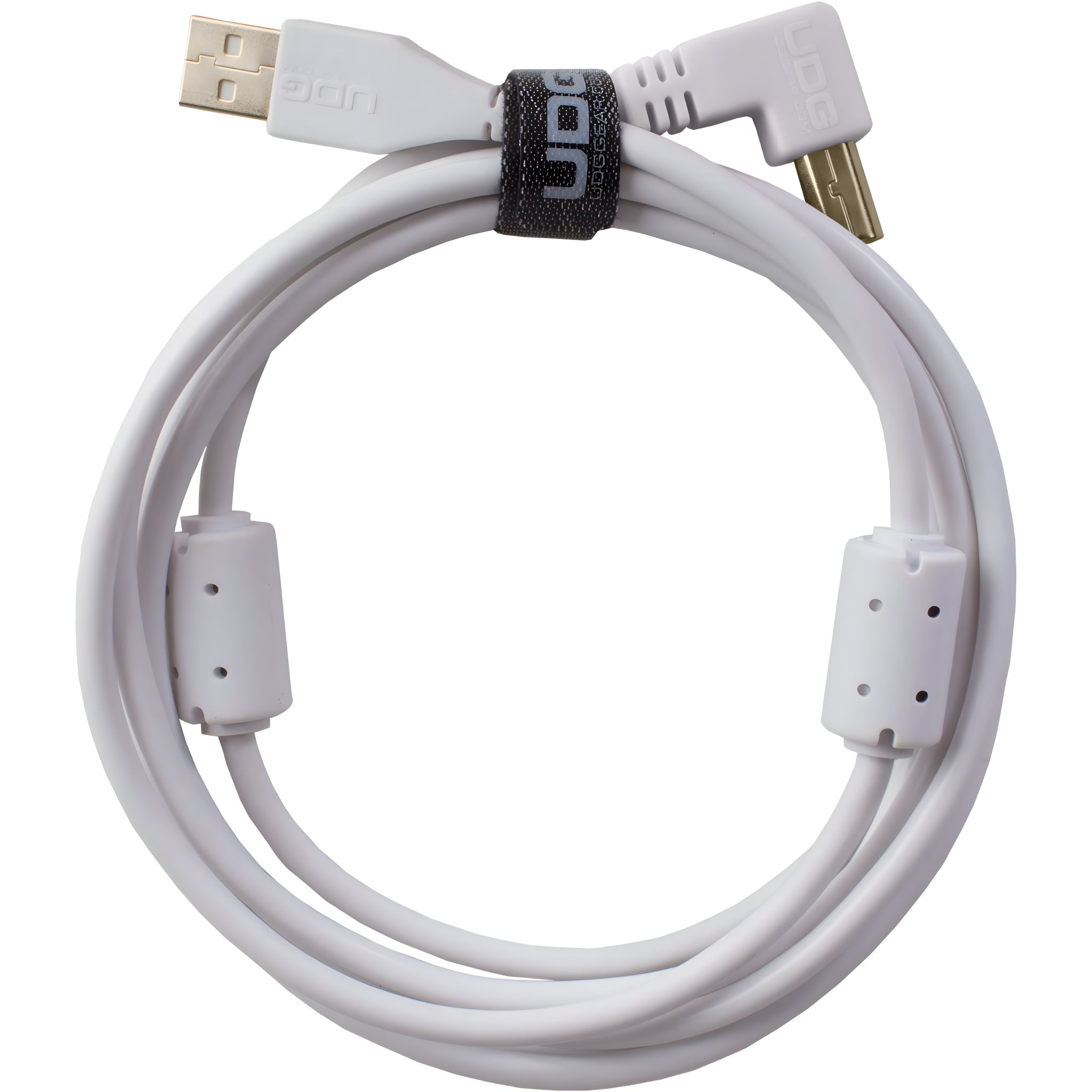 UDG U95004WH - Ultimate Audio Cable USB 2.0 A - B Blanco Angled 1m - Tempo Shop