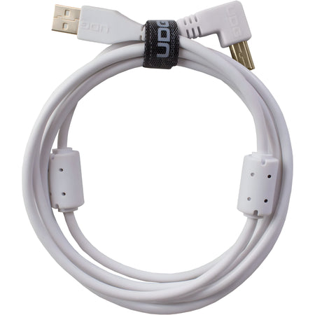 UDG U95004WH - Ultimate Audio Cable USB 2.0 A - B Blanco Angled 1m - Tempo Shop