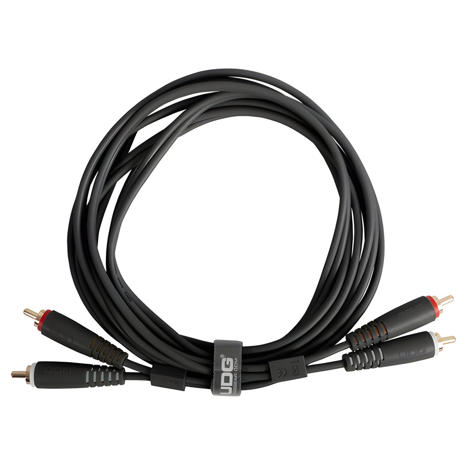 UDG U97001BL - Ultimate Audio Cable Set RCA - RCA Straight Negro 1,5m - Tempo Shop
