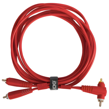UDG U97005RD - Ultimate Audio Cable Set RCA Straight - RCA Angled Rojo 3m - Tempo Shop
