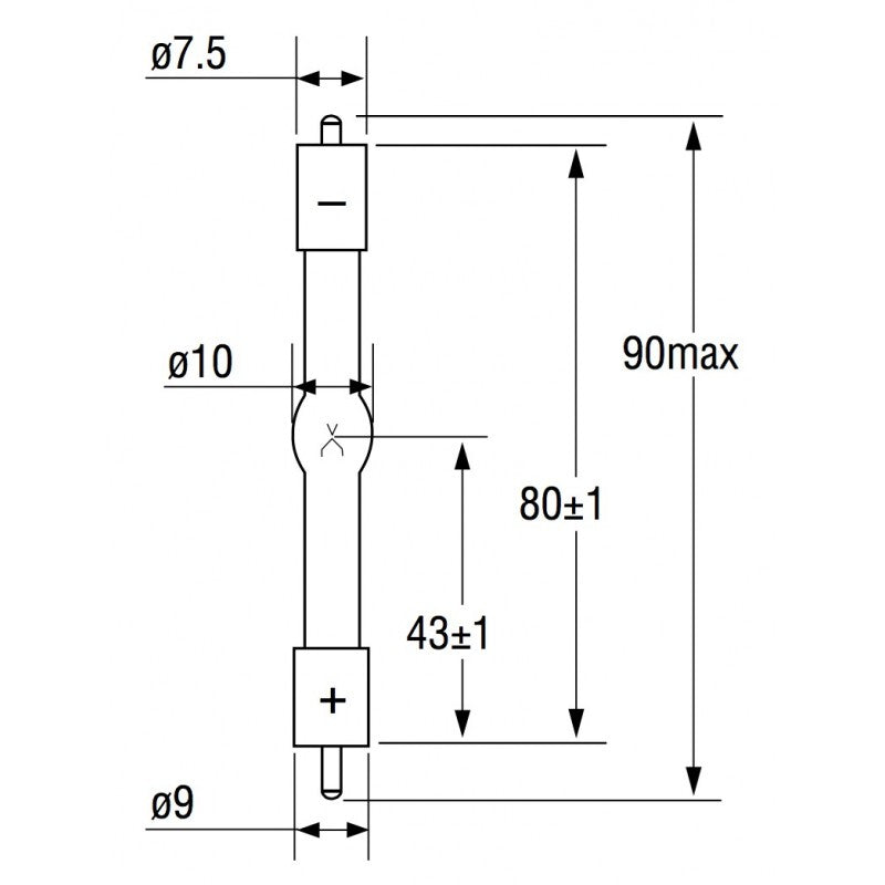 USHIO MERCURY LAMP USH-103D 100W 20V 3300 LM
