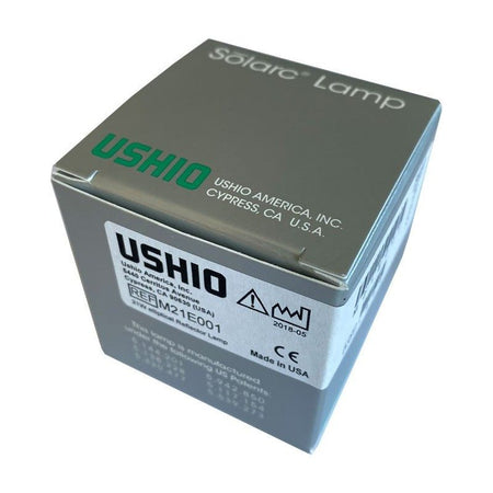 Ushio M21E001 Solarc MR11 – Lámpara de halogenuros metálicos de arco (21 W, 60 V, 5850 K) con reflector elíptico dicroico - T