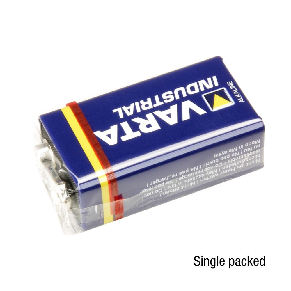 VARTA Industrial Pro 4022 - Batería de 9V Bloque (6LR61) Alcalina de Alto Rendimiento - Tempo Shop