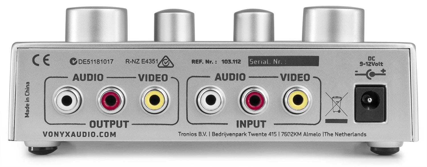 Vonyx AV430 - Controlador micrófonos Karaoke Plata - Tempo Shop