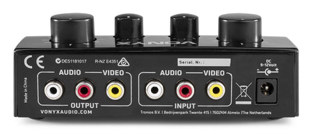 Vonyx AV430B - Controlador micrófonos Karaoke Negro - Tempo Shop