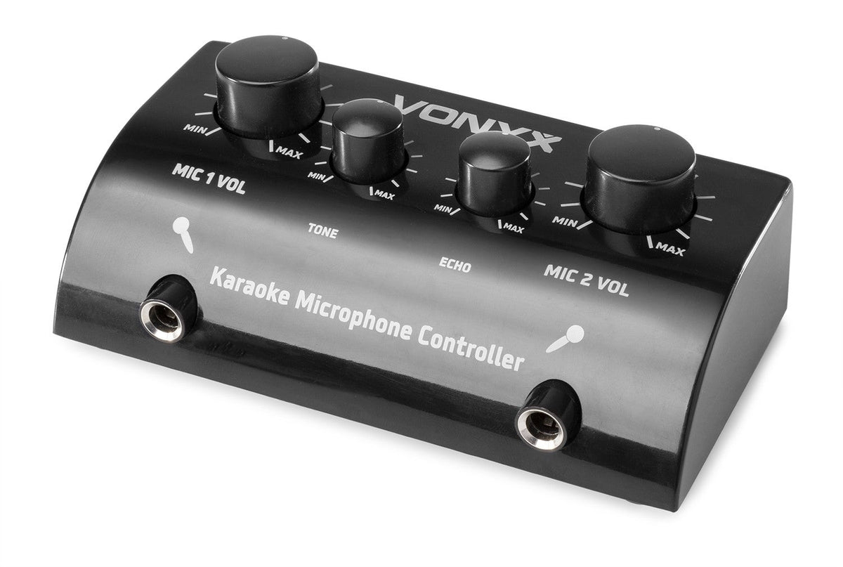 Vonyx AV430B - Controlador micrófonos Karaoke Negro - Tempo Shop