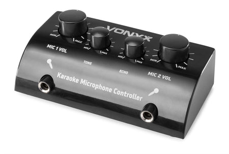 Vonyx AV430B - Controlador micrófonos Karaoke Negro - Tempo Shop