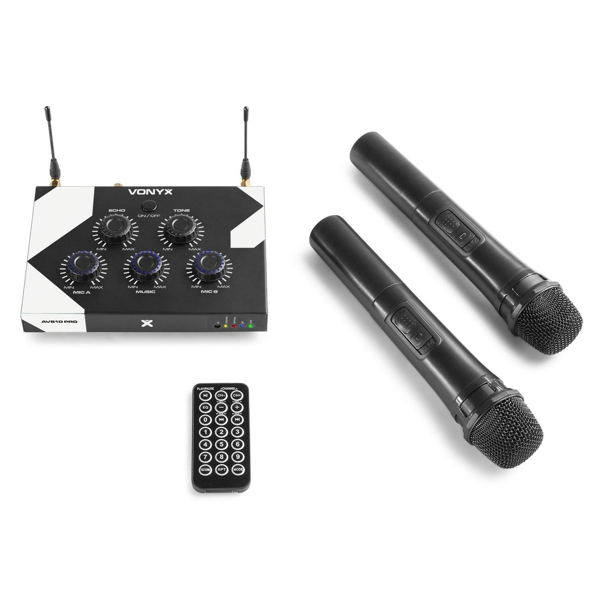 Vonyx AV510 - Controlador de micros Karaoke Pro - Tempo Shop