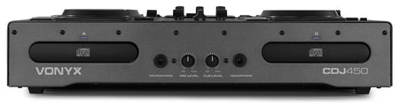 Vonyx CDJ450 - Doble reproductor mezclador sobremesa CD/MP3/USB con BT - Tempo Shop