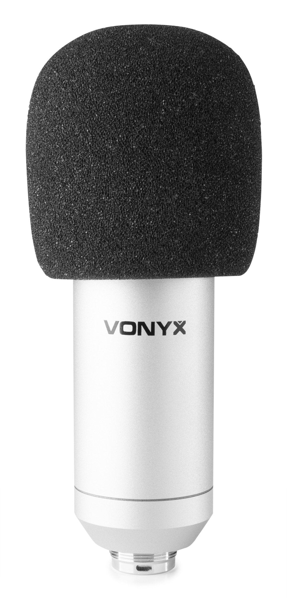 Vonyx CM300S - Micrófono de estudio USB Plata - Tempo Shop