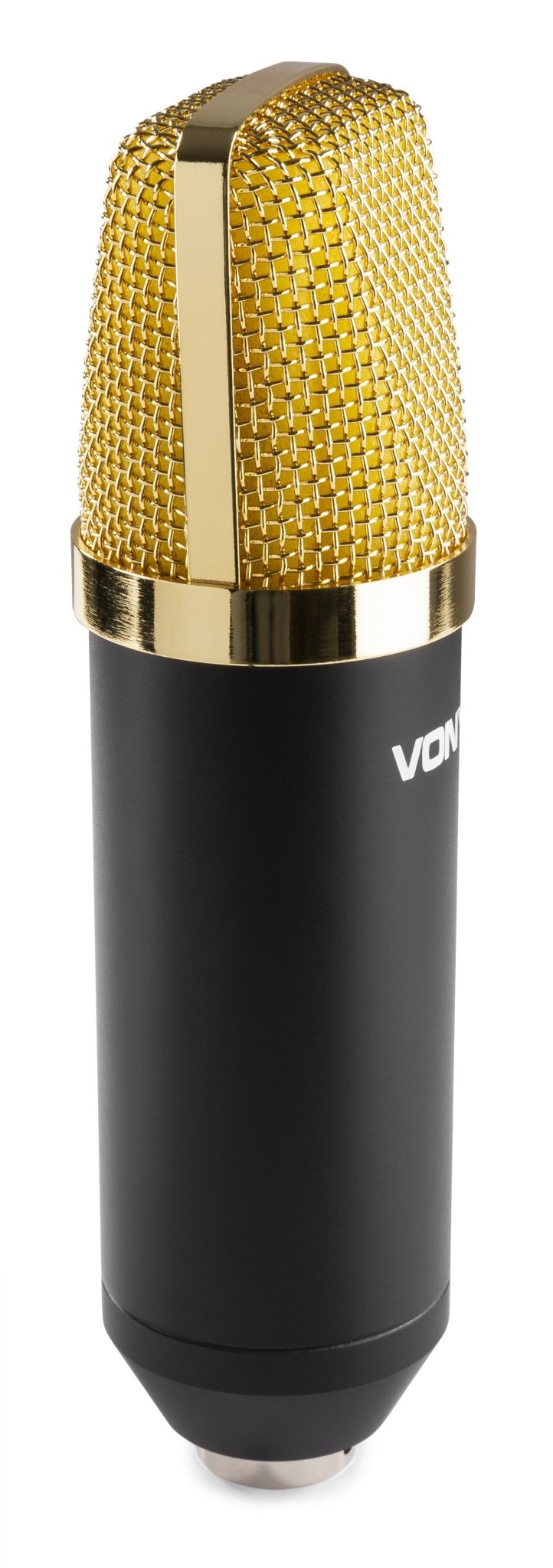 Vonyx CM400 - Micrófono de estudio de condensador negro/oro - Tempo Shop