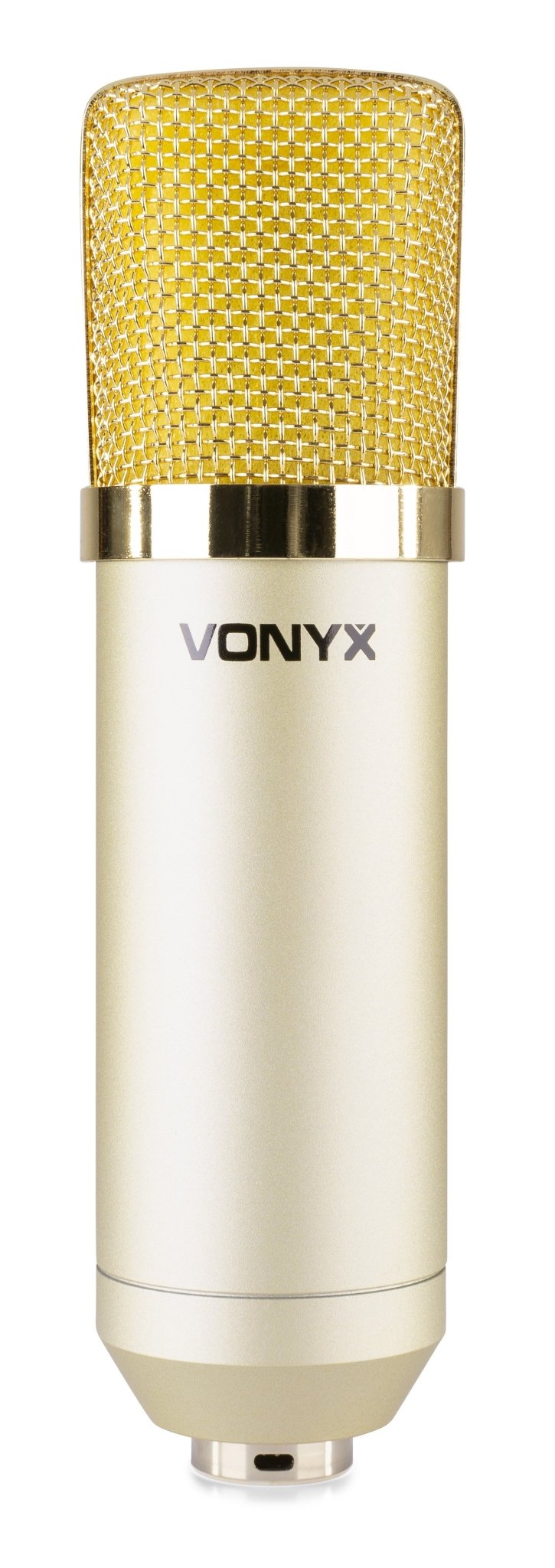 Vonyx CM400C - Micrófono de estudio de condensador Champán - Tempo Shop