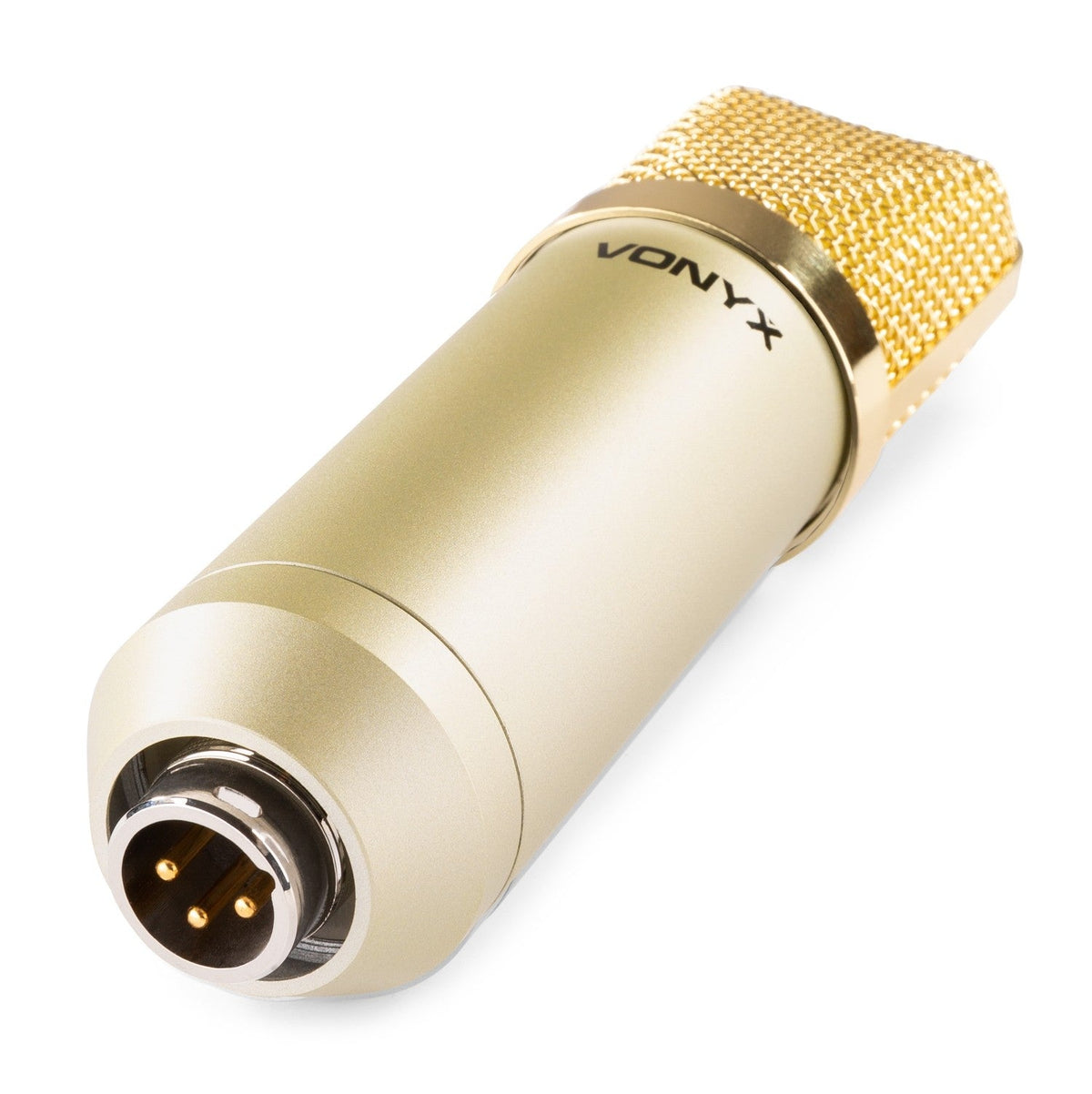 Vonyx CM400C - Micrófono de estudio de condensador Champán - Tempo Shop
