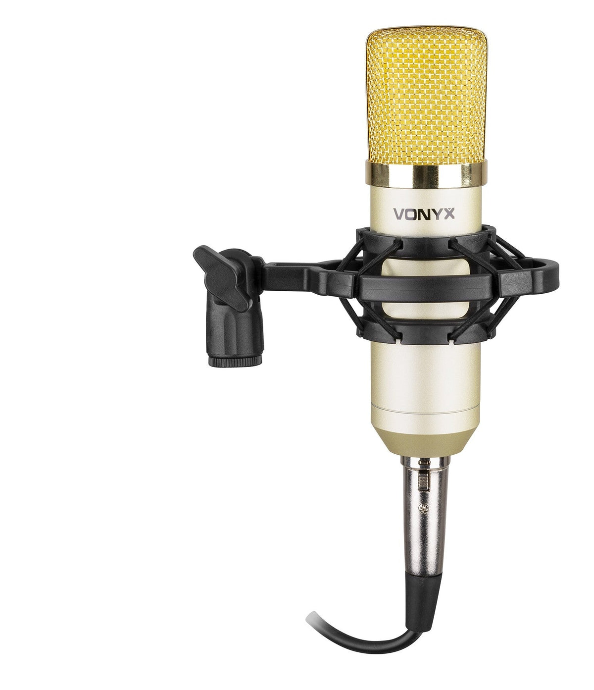 Vonyx CM400C - Micrófono de estudio de condensador Champán - Tempo Shop