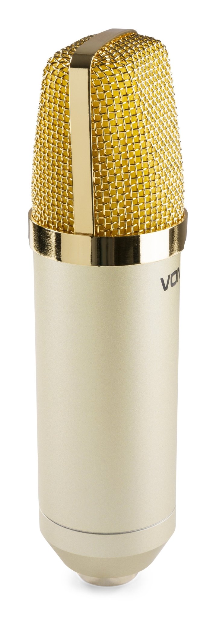 Vonyx CM400C - Micrófono de estudio de condensador Champán - Tempo Shop