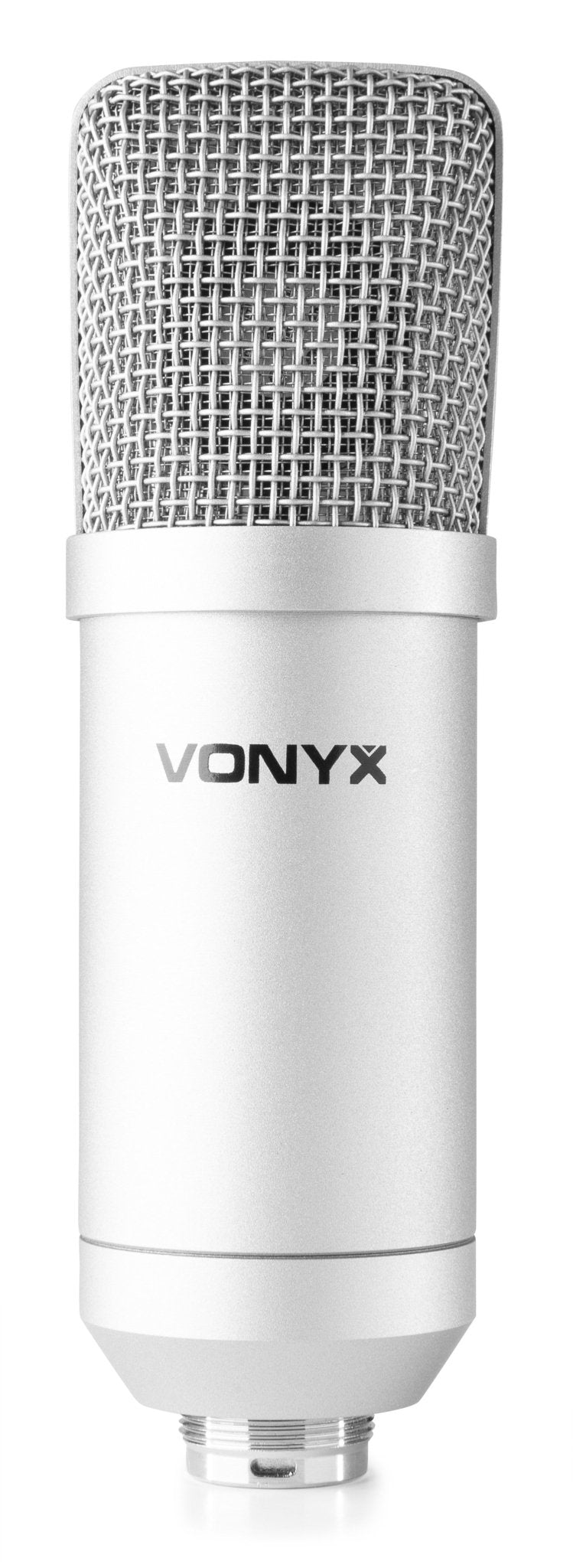 Vonyx CMS300S - Micrófono de estudio Set USB Plata - Tempo Shop