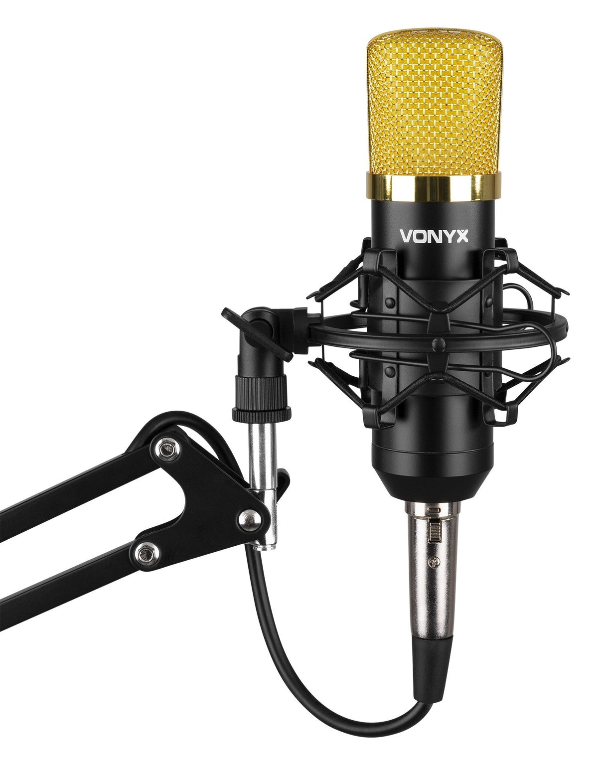 Vonyx CMS400B - Conjunto Estudio / Micro de condensador con soporte y paravientos - Tempo Shop