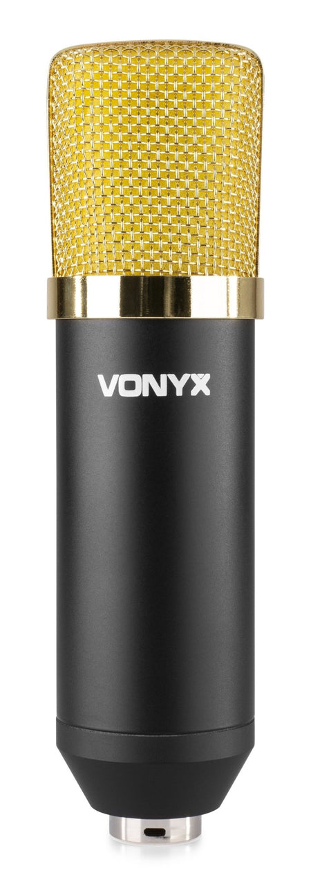 Vonyx CMS400B - Conjunto Estudio / Micro de condensador con soporte y paravientos - Tempo Shop