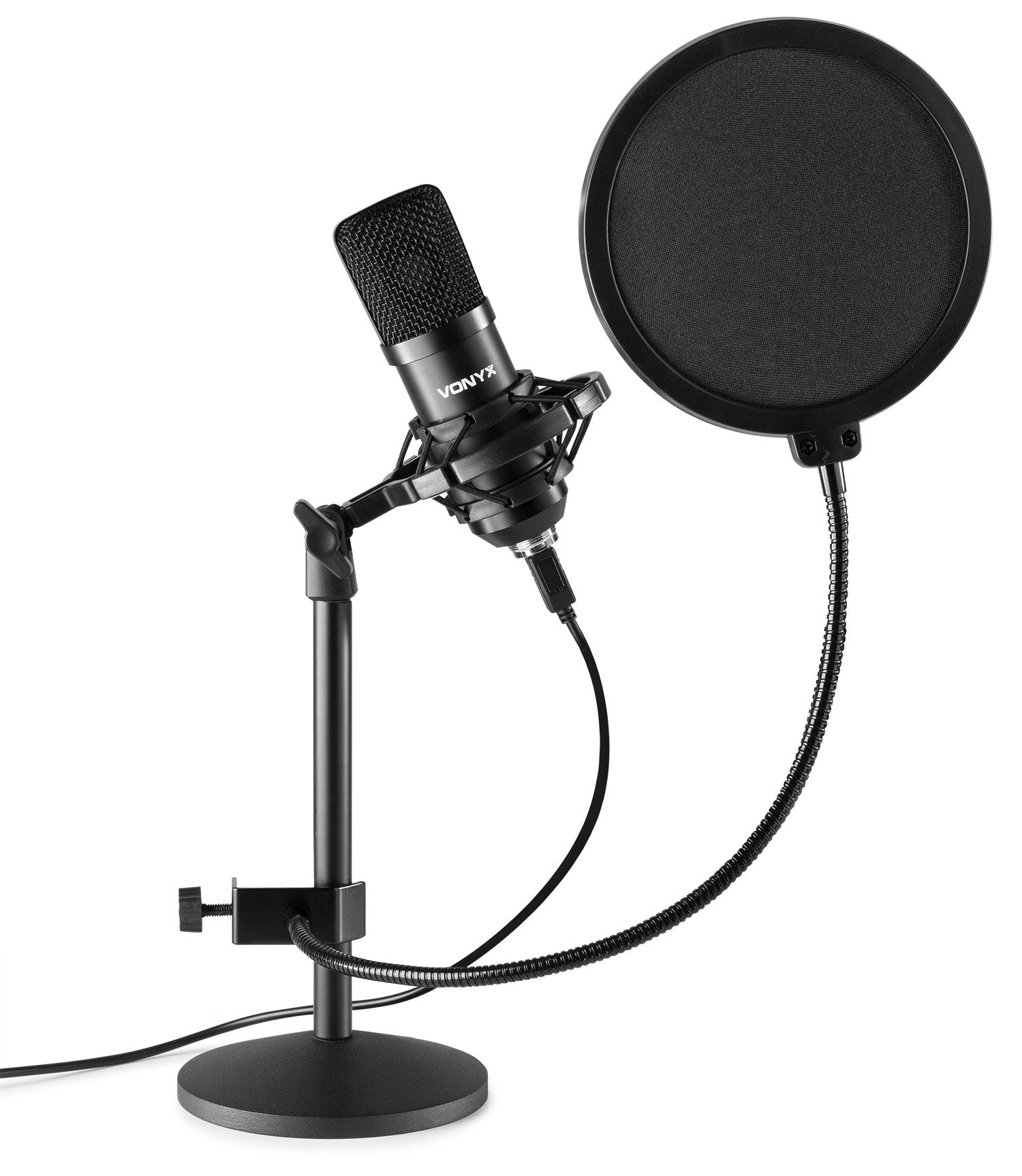 Vonyx CMTS300 - Studio Microphone Set Black - Tempo Shop