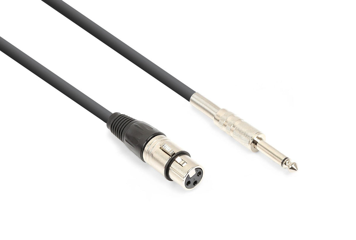 Vonyx CX314 - 6 - Cable XLR Hembra - Jack 6.3 Mono (6m) - Tempo Shop