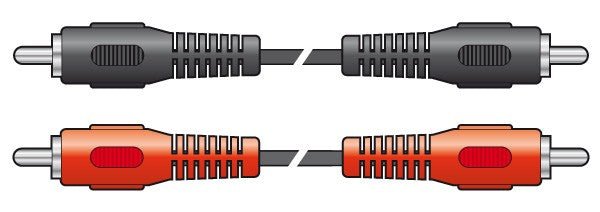 Vonyx CX402 - 1 - 2 x Macho RCA - 2 x Macho RCA, 1.2m - Tempo Shop