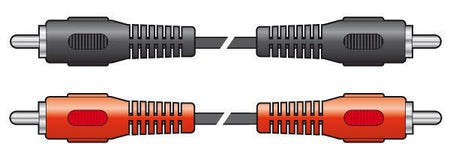 Vonyx CX402 - 1 - 2 x Macho RCA - 2 x Macho RCA, 1.2m - Tempo Shop