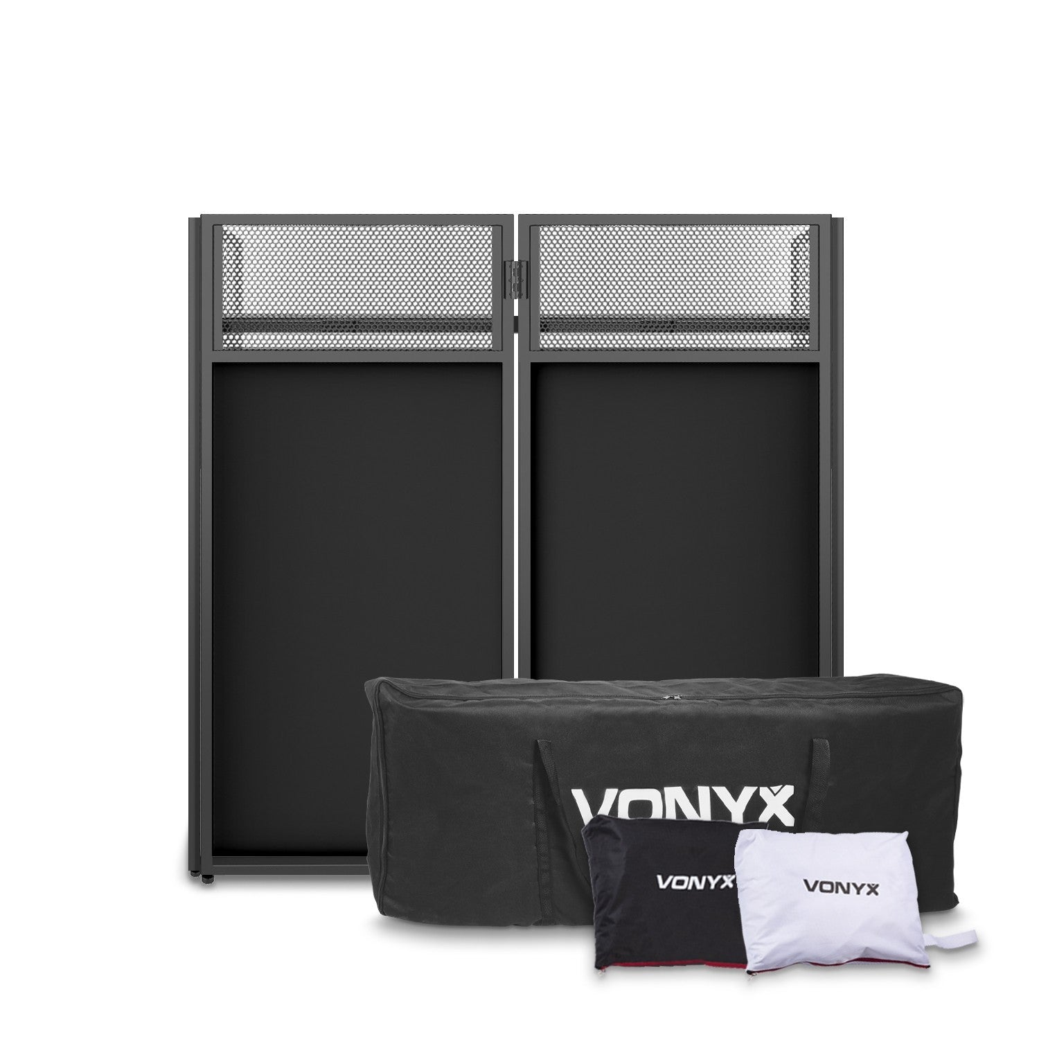 Vonyx DB4 Pro - Sistema de cabina DJ plegable de 4 cuerpos - Tempo Shop