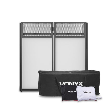Vonyx DB4 Pro - Sistema de cabina DJ plegable de 4 cuerpos - Tempo Shop