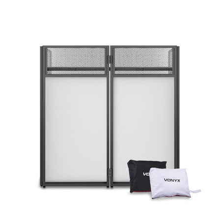 Vonyx DB4 Pro - Sistema de cabina DJ plegable de 4 cuerpos - Tempo Shop