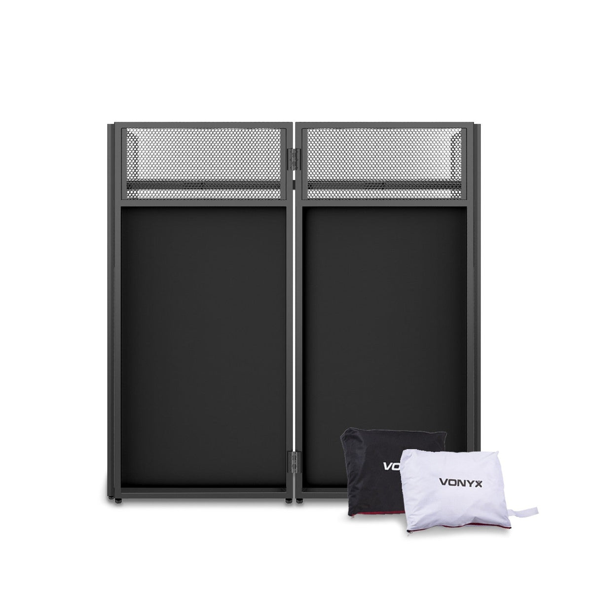 Vonyx DB4 Pro - Sistema de cabina DJ plegable de 4 cuerpos - Tempo Shop