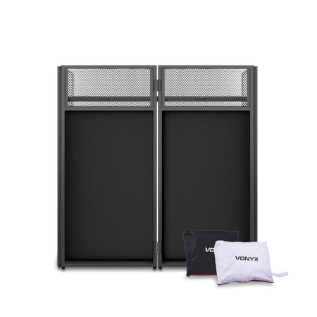 Vonyx DB4 Pro - Sistema de cabina DJ plegable de 4 cuerpos - Tempo Shop