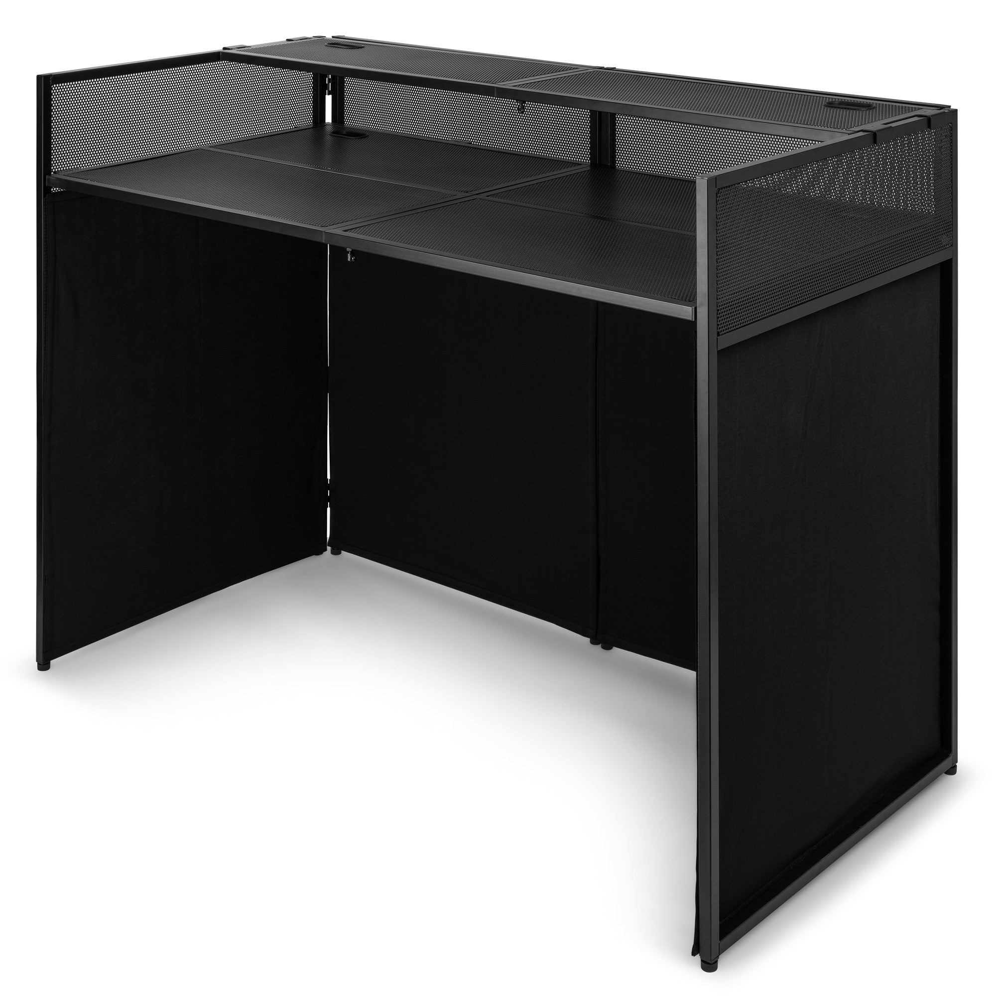 Vonyx DB6 - Sistema de cabina de DJ plegable Pro con soporte para TV - Tempo Shop