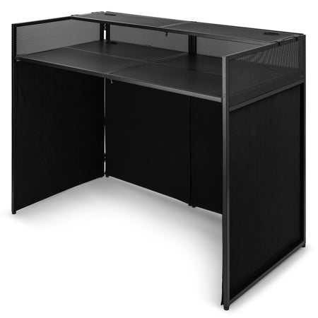 Vonyx DB6 - Sistema de cabina de DJ plegable Pro con soporte para TV - Tempo Shop