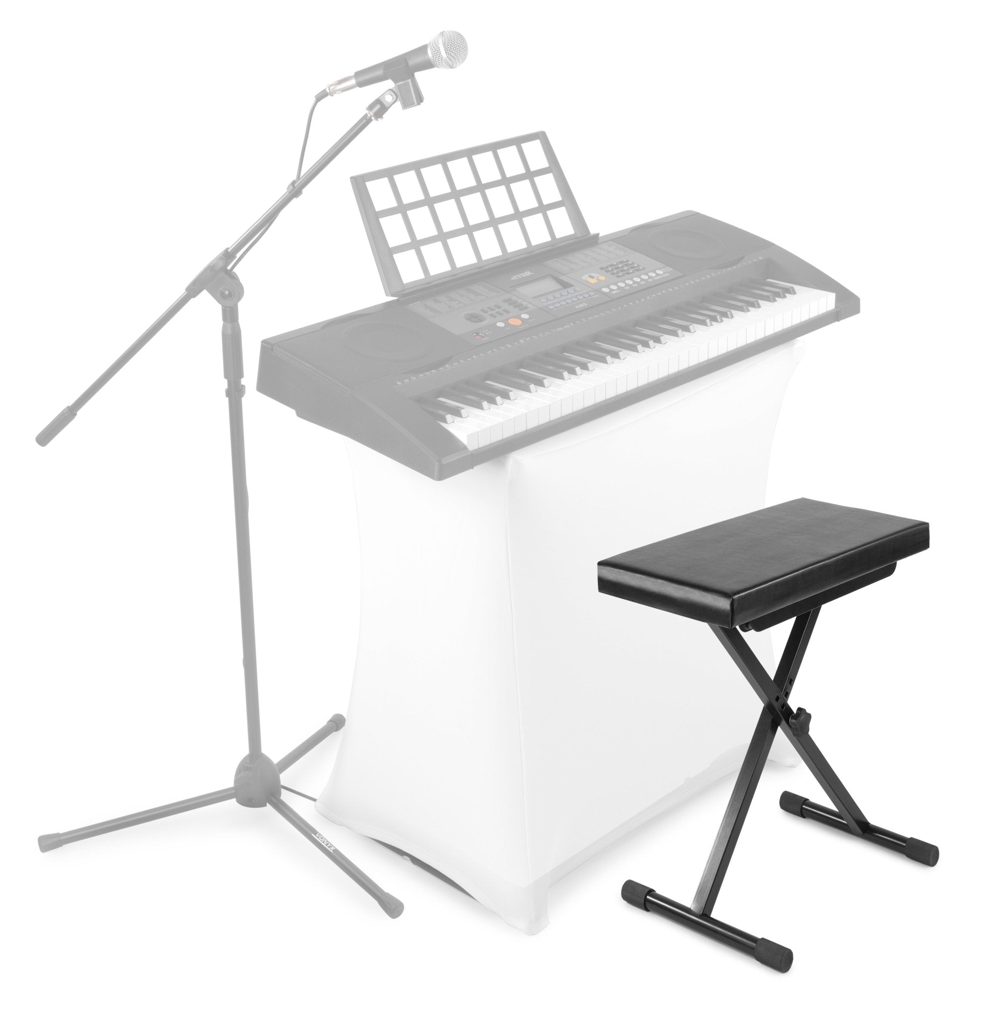 Vonyx KBB10 - Banqueta para teclado - Tempo Shop