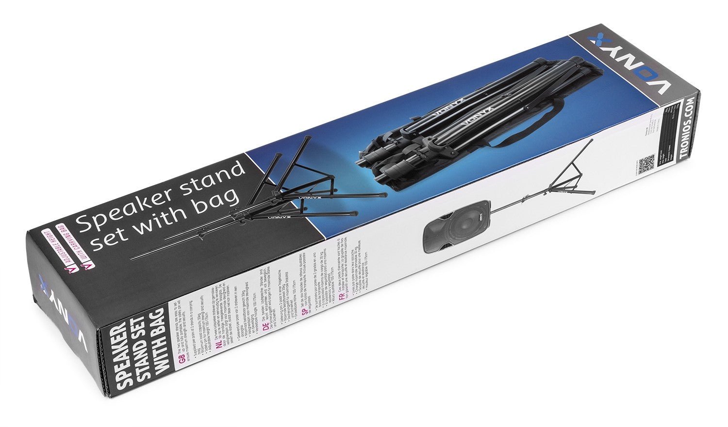 Vonyx LS01K - Juego de soporte de altavoz en bolsa - Tempo Shop