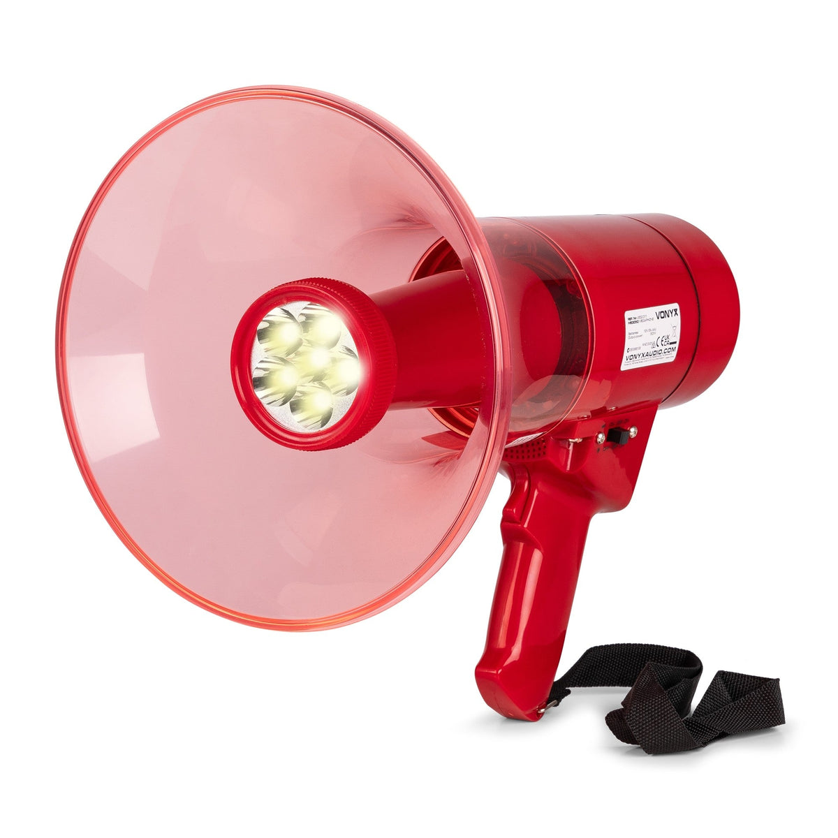 Vonyx MEG050 - Megáfono 50W con Luz LED - Tempo Shop