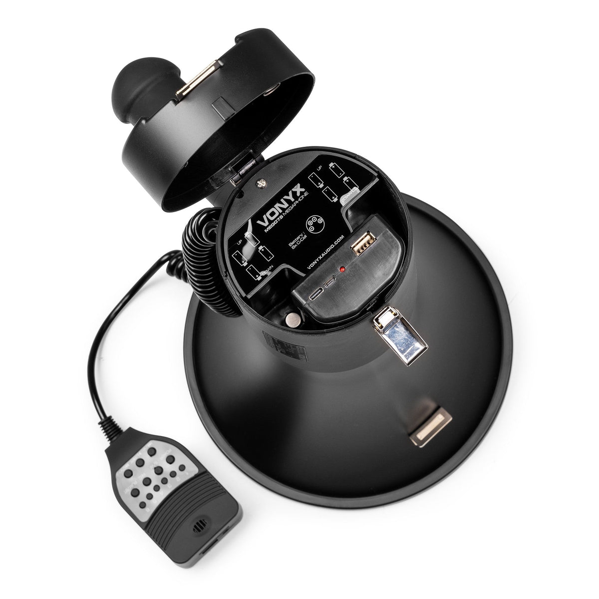 Vonyx MEG075 - Megáfono 75W Negro Mate - Tempo Shop