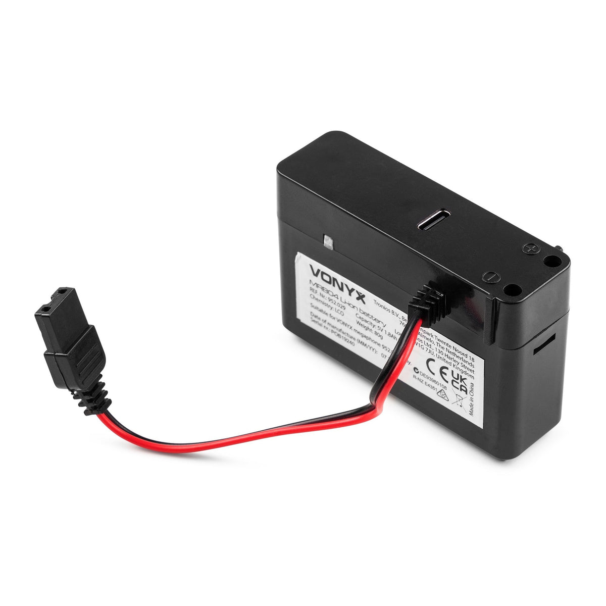 Vonyx MRB04 - Paquete de baterías de iones de litio de 5 V - Tempo Shop